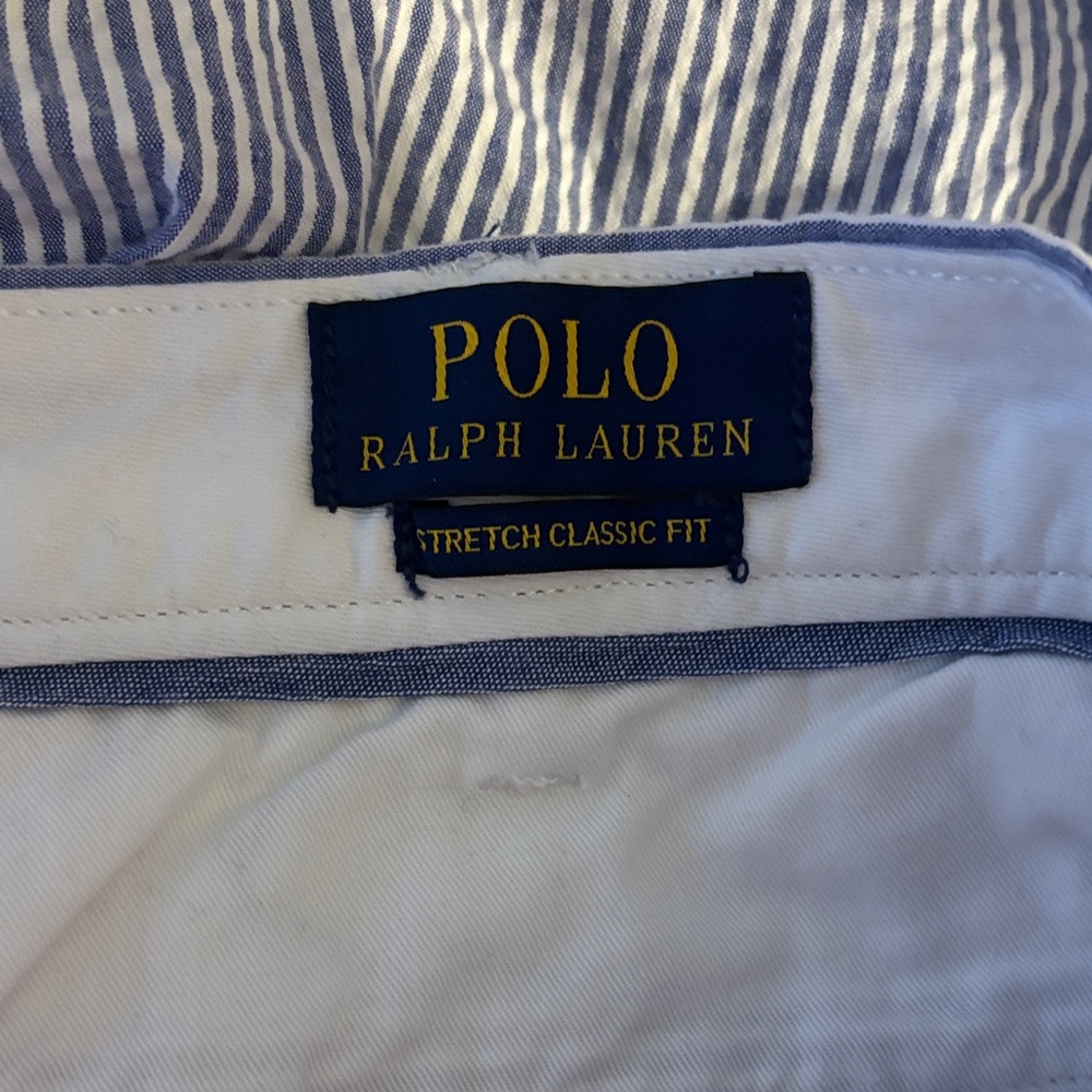 Polo Ralph Lauren Blue and White Striped Men's Shorts - Picture 9 of 16